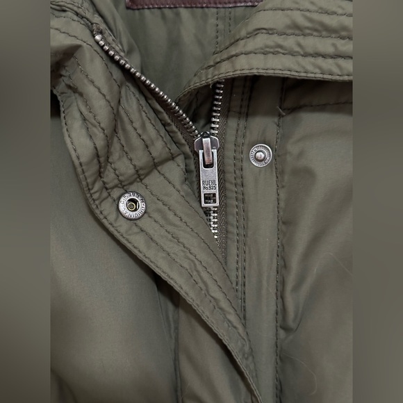 {RUEHL No.925} Down Fill Women's Coat - Sz M - Color Olive Green - Picture 5 of 11